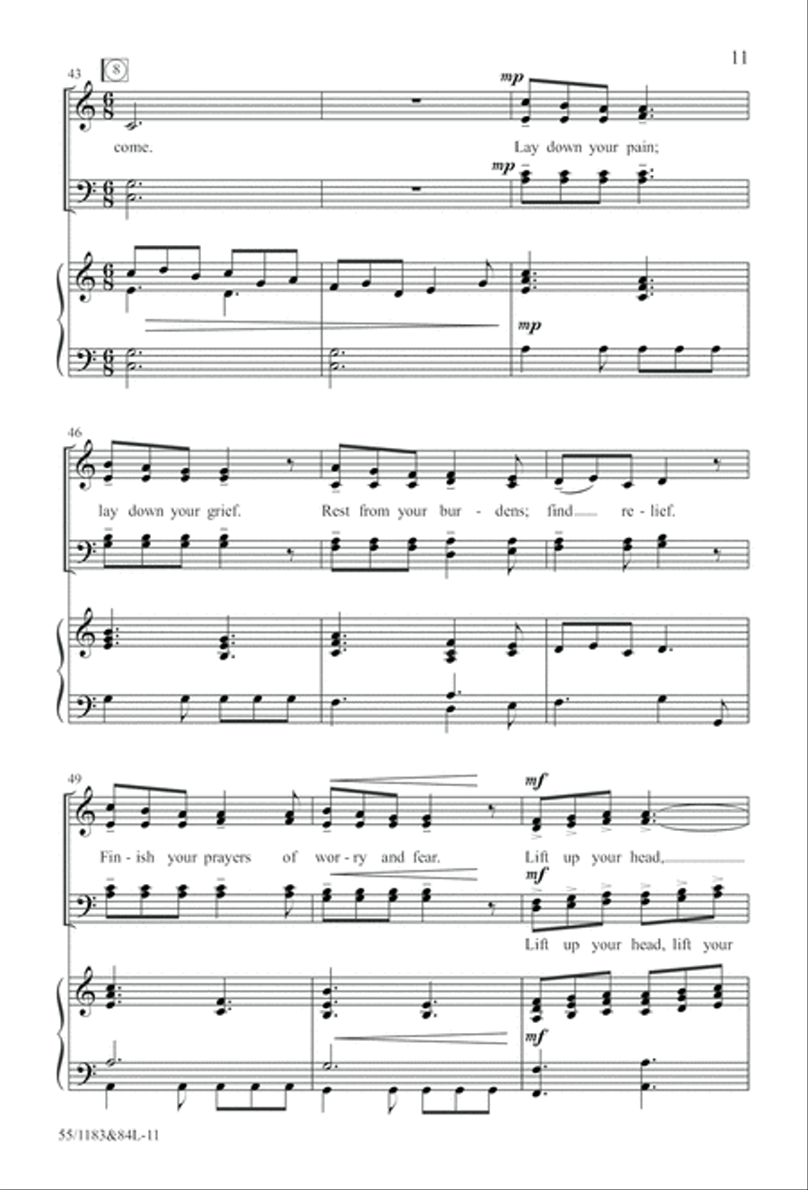 Come to the Cross and Remember (Digital Download) 4-Part scores gallery preview page 11