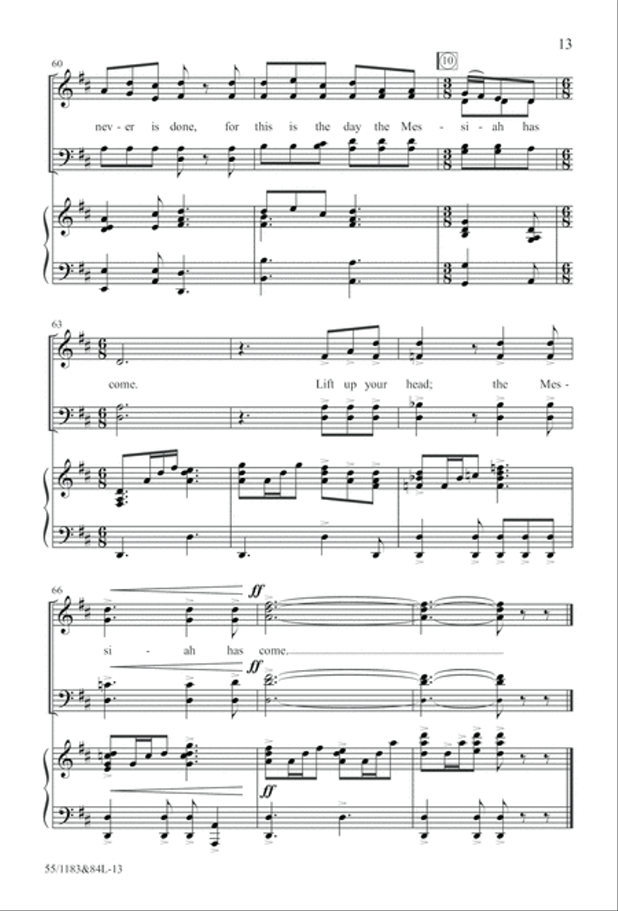 Come to the Cross and Remember (Digital Download) 4-Part scores gallery preview page 13