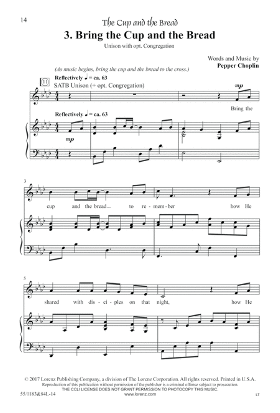 Come to the Cross and Remember (Digital Download) 4-Part scores gallery preview page 14
