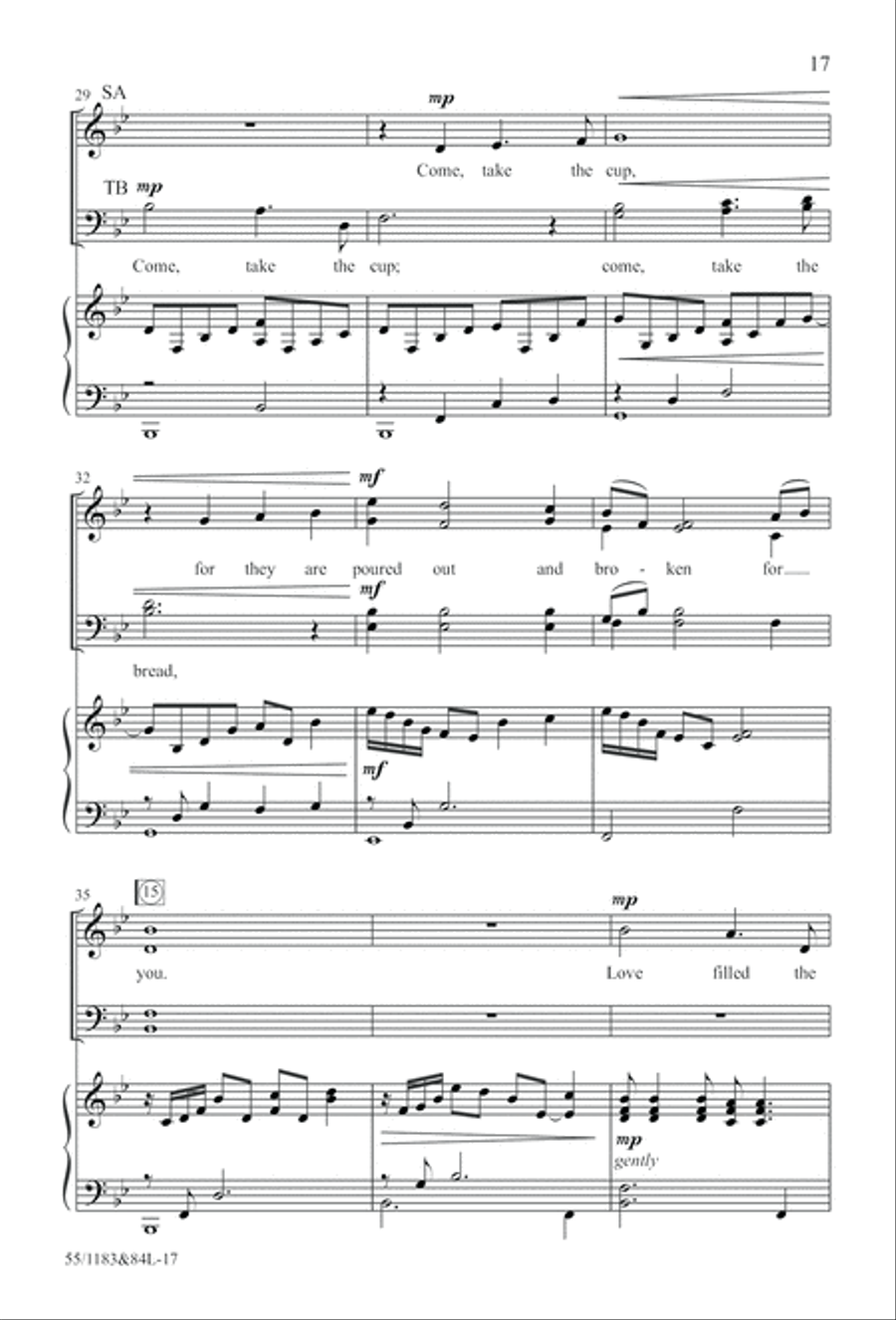 Come to the Cross and Remember (Digital Download) 4-Part scores gallery preview page 17