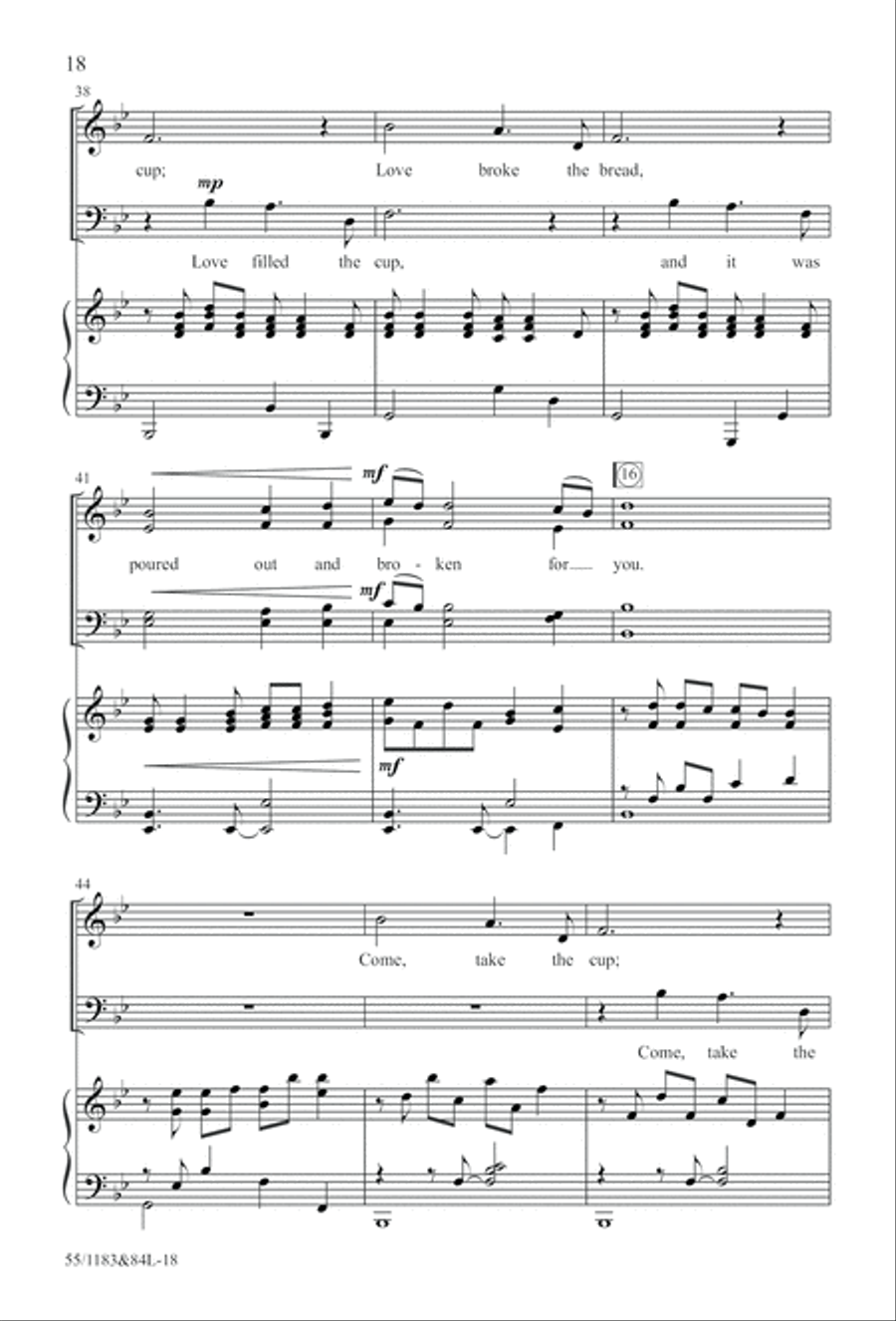 Come to the Cross and Remember (Digital Download) 4-Part scores gallery preview page 18