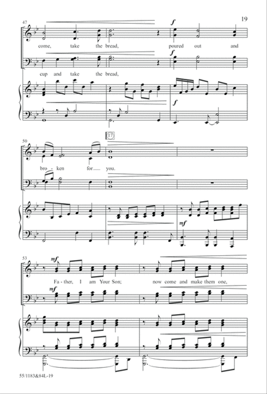 Come to the Cross and Remember (Digital Download) 4-Part scores gallery preview page 19