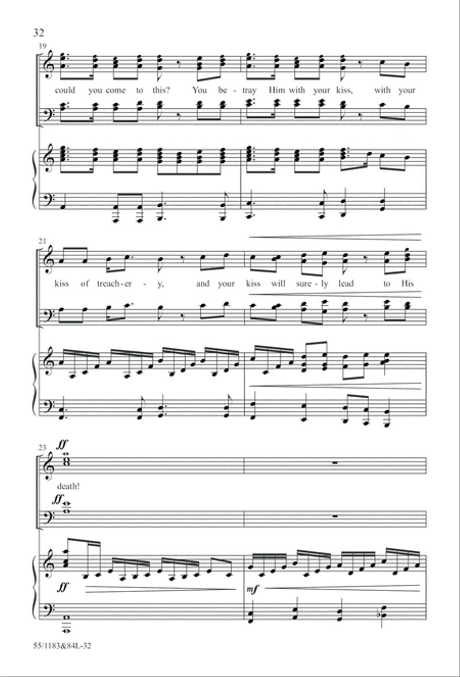 Come to the Cross and Remember (Digital Download) 4-Part scores gallery preview page 32