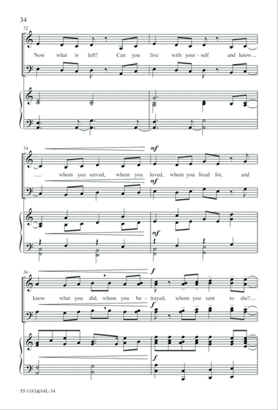 Come to the Cross and Remember (Digital Download) 4-Part scores gallery preview page 34