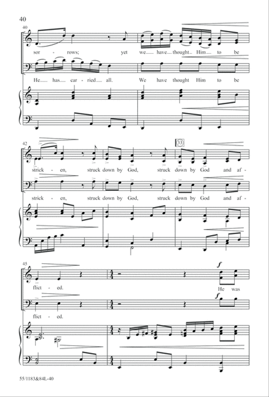 Come to the Cross and Remember (Digital Download) 4-Part scores gallery preview page 40