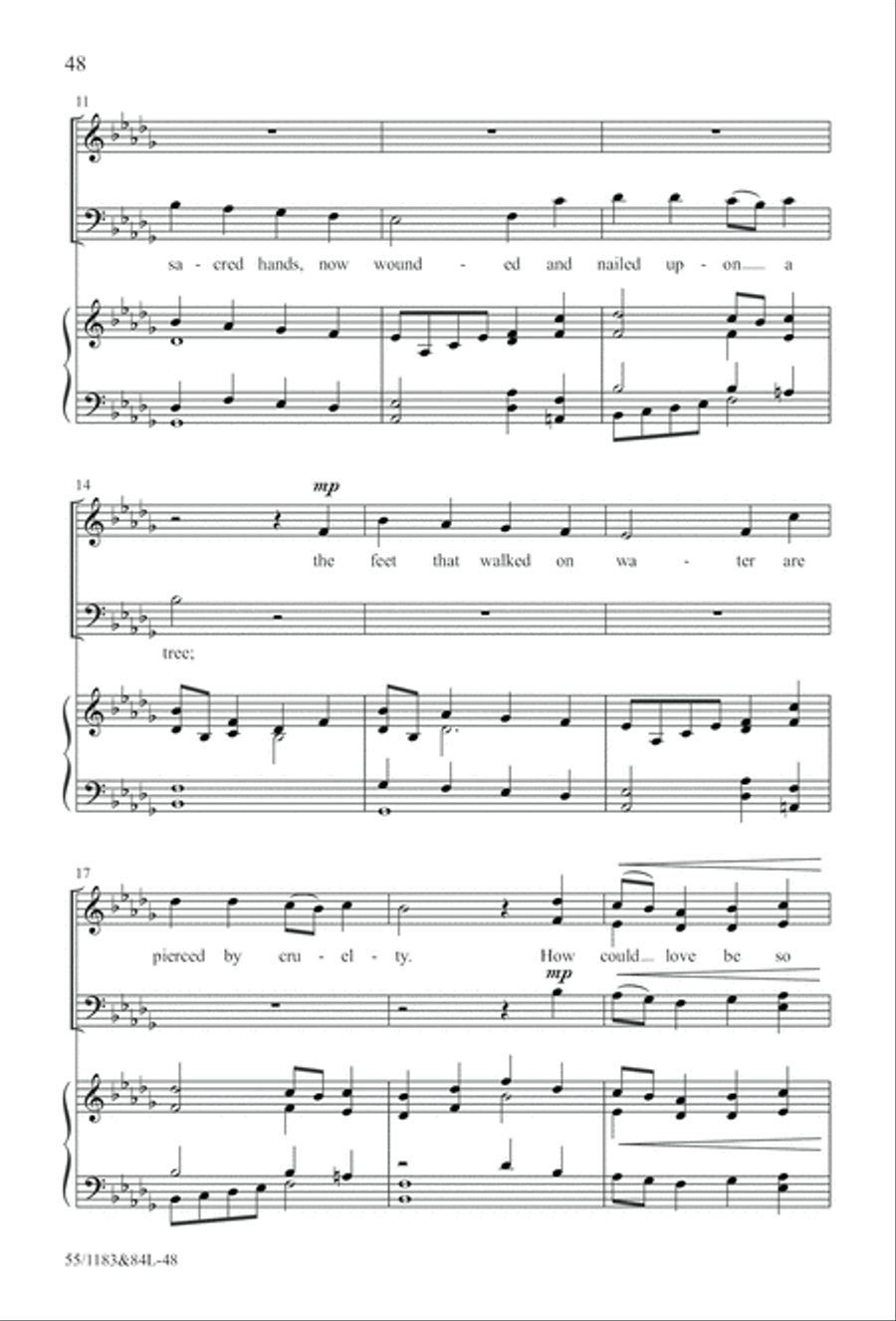 Come to the Cross and Remember (Digital Download) 4-Part scores gallery preview page 48