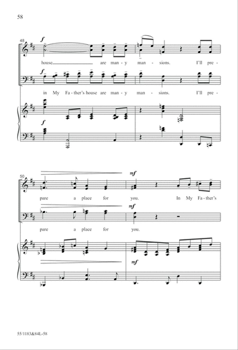Come to the Cross and Remember (Digital Download) 4-Part scores gallery preview page 58
