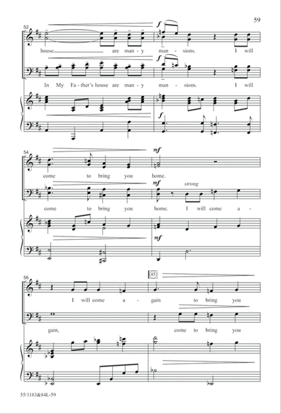 Come to the Cross and Remember (Digital Download) 4-Part scores gallery preview page 59