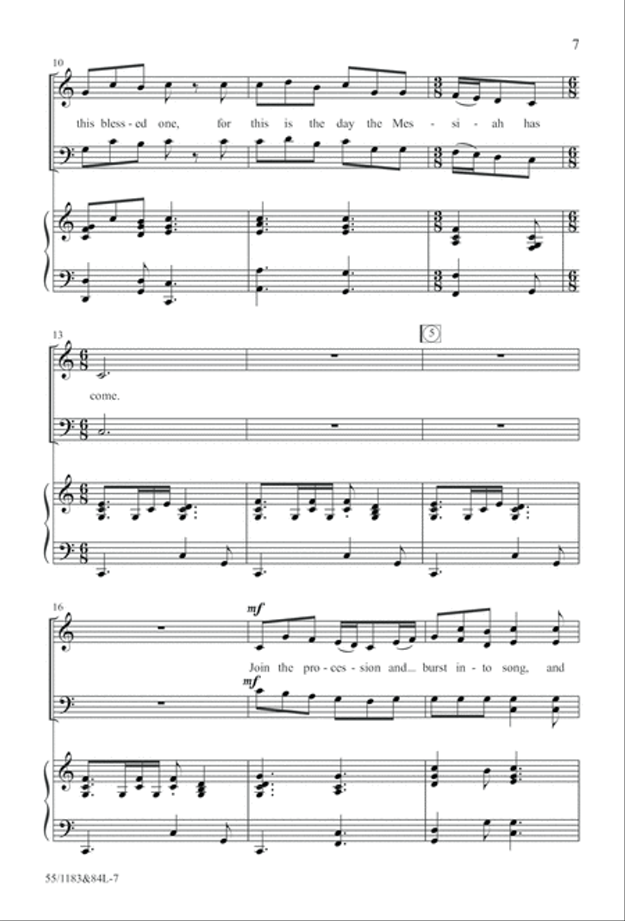Come to the Cross and Remember (Digital Download) 4-Part scores gallery preview page 7