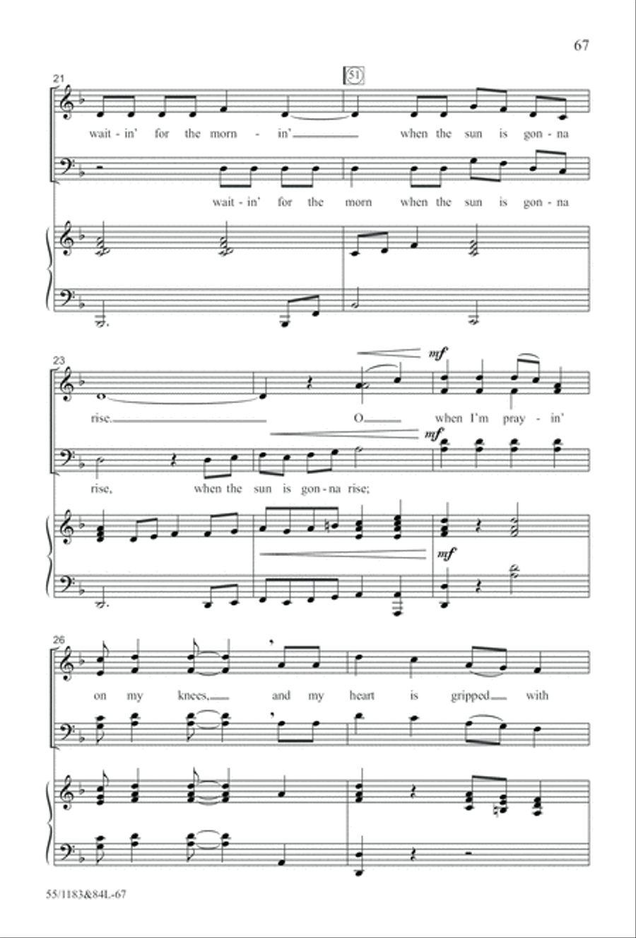 Come to the Cross and Remember (Digital Download) 4-Part scores gallery preview page 67