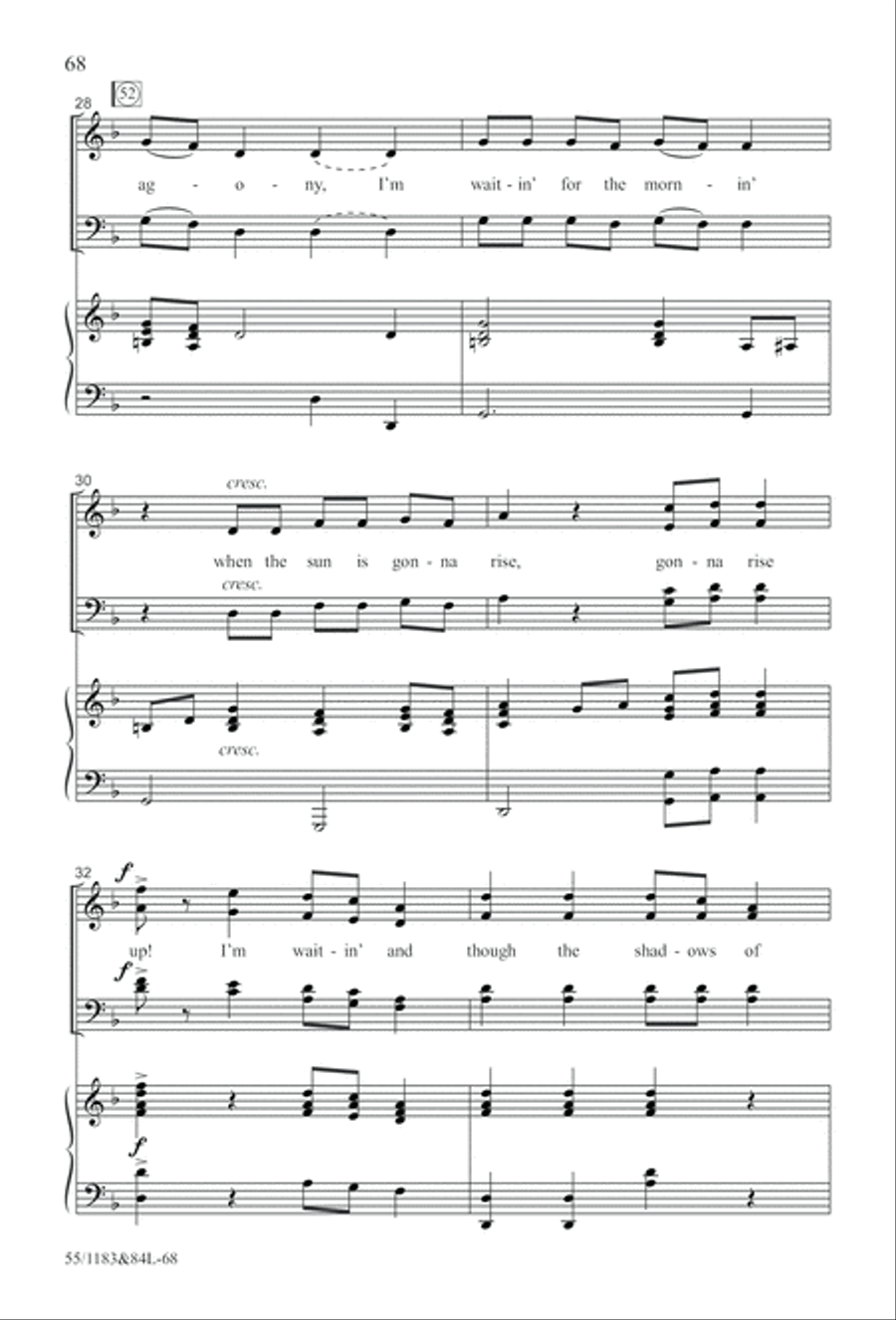 Come to the Cross and Remember (Digital Download) 4-Part scores gallery preview page 68