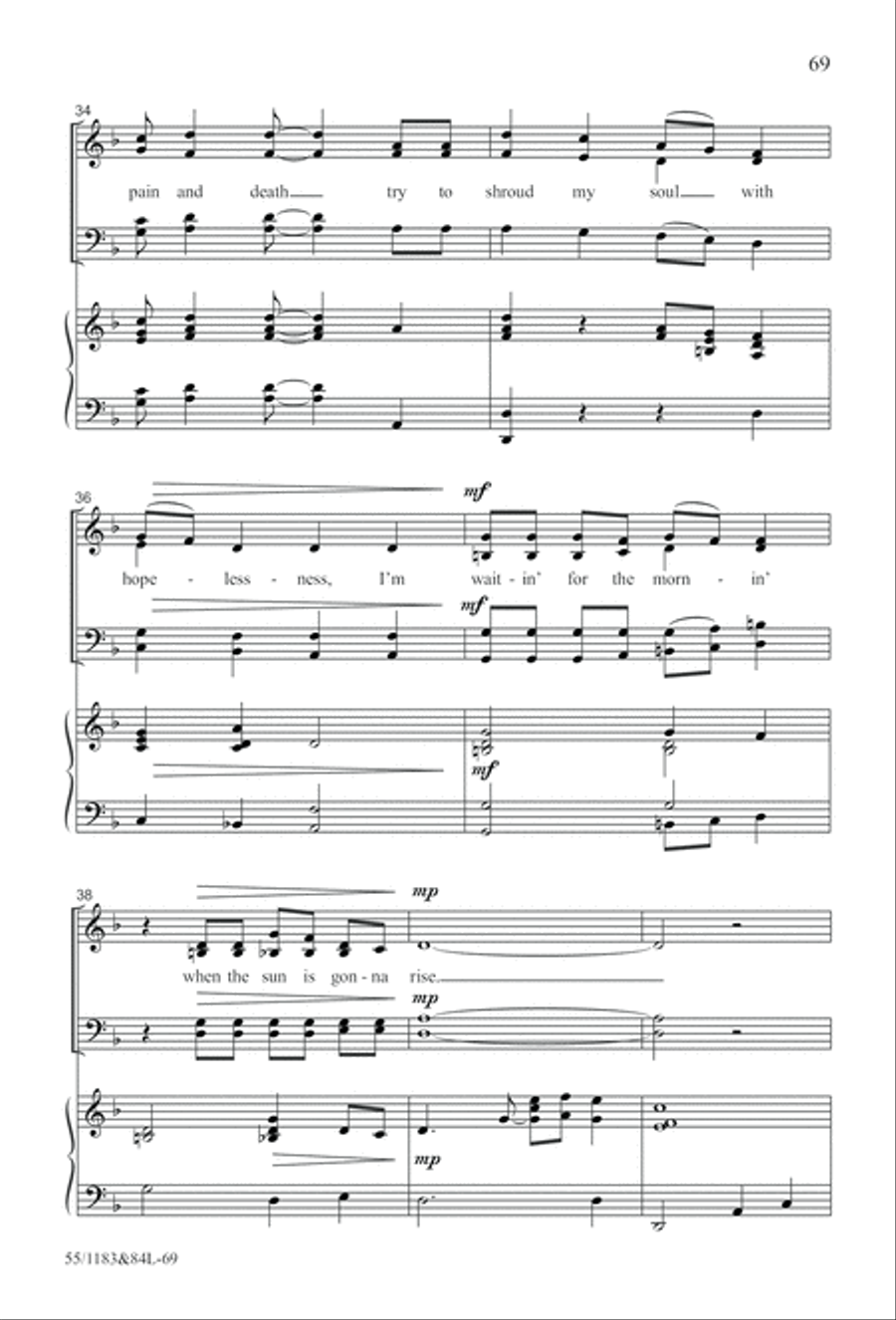 Come to the Cross and Remember (Digital Download) 4-Part scores gallery preview page 69