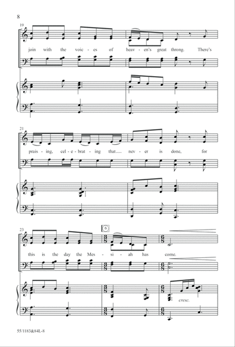 Come to the Cross and Remember (Digital Download) 4-Part scores gallery preview page 8
