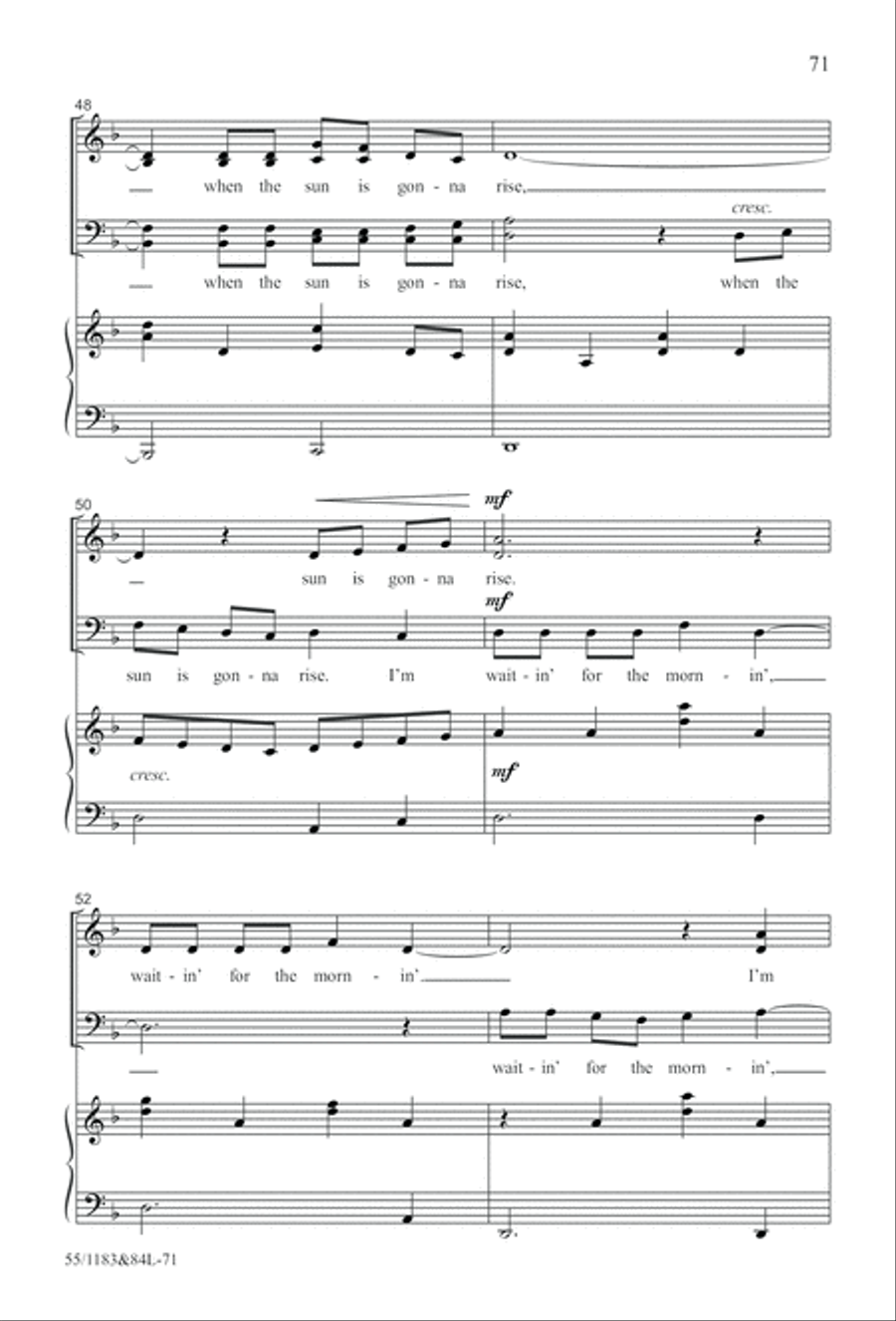 Come to the Cross and Remember (Digital Download) 4-Part scores gallery preview page 71