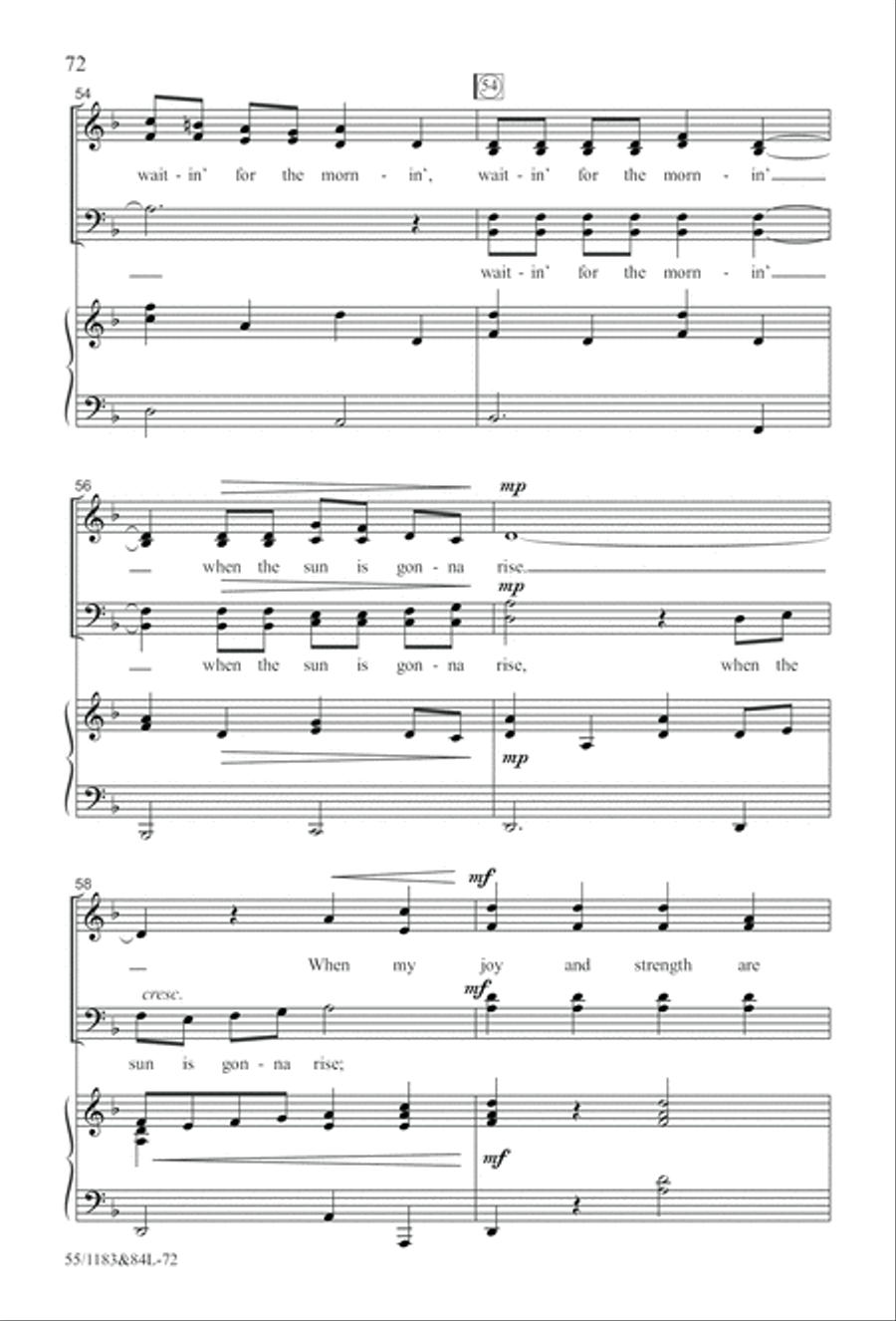 Come to the Cross and Remember (Digital Download) 4-Part scores gallery preview page 72