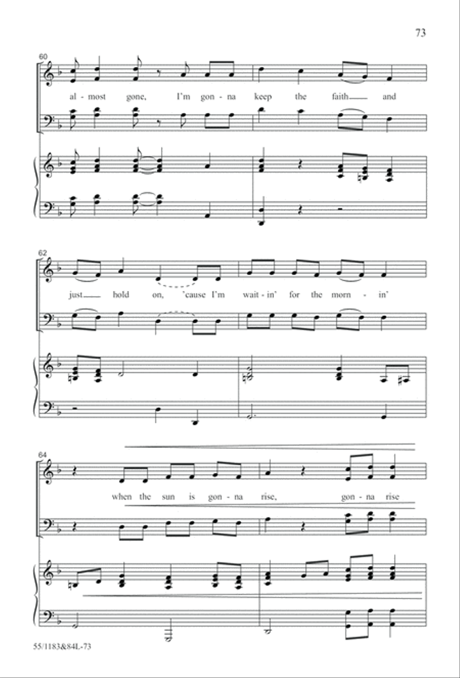 Come to the Cross and Remember (Digital Download) 4-Part scores gallery preview page 73