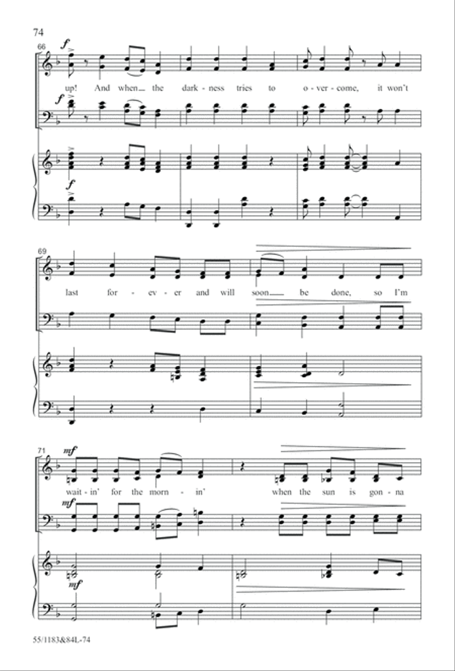 Come to the Cross and Remember (Digital Download) 4-Part scores gallery preview page 74