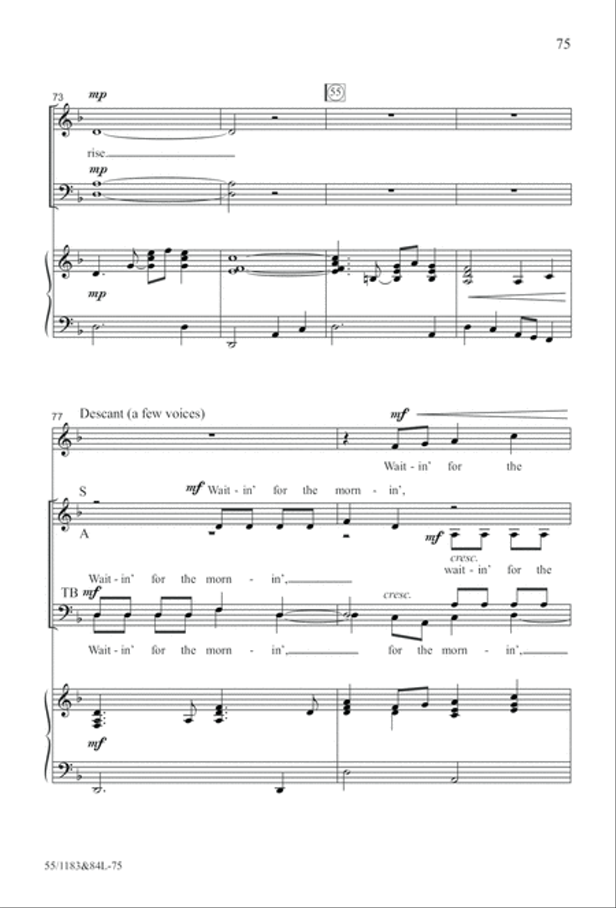 Come to the Cross and Remember (Digital Download) 4-Part scores gallery preview page 75