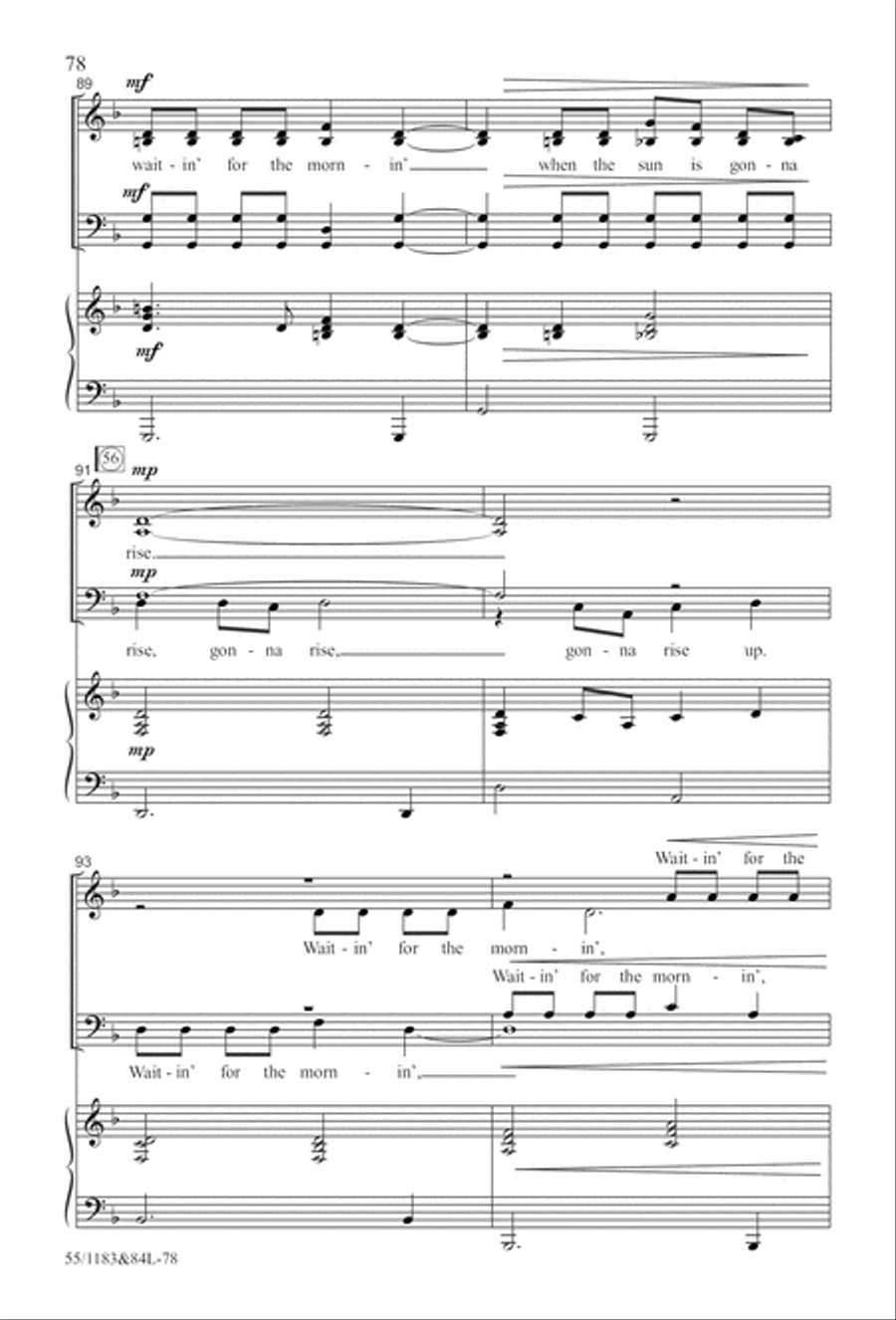 Come to the Cross and Remember (Digital Download) 4-Part scores gallery preview page 78