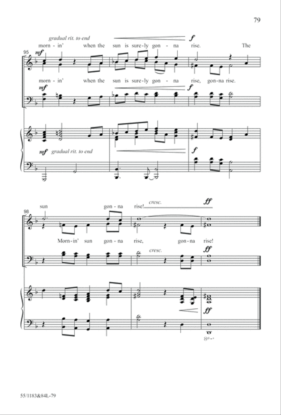 Come to the Cross and Remember (Digital Download) 4-Part scores gallery preview page 79
