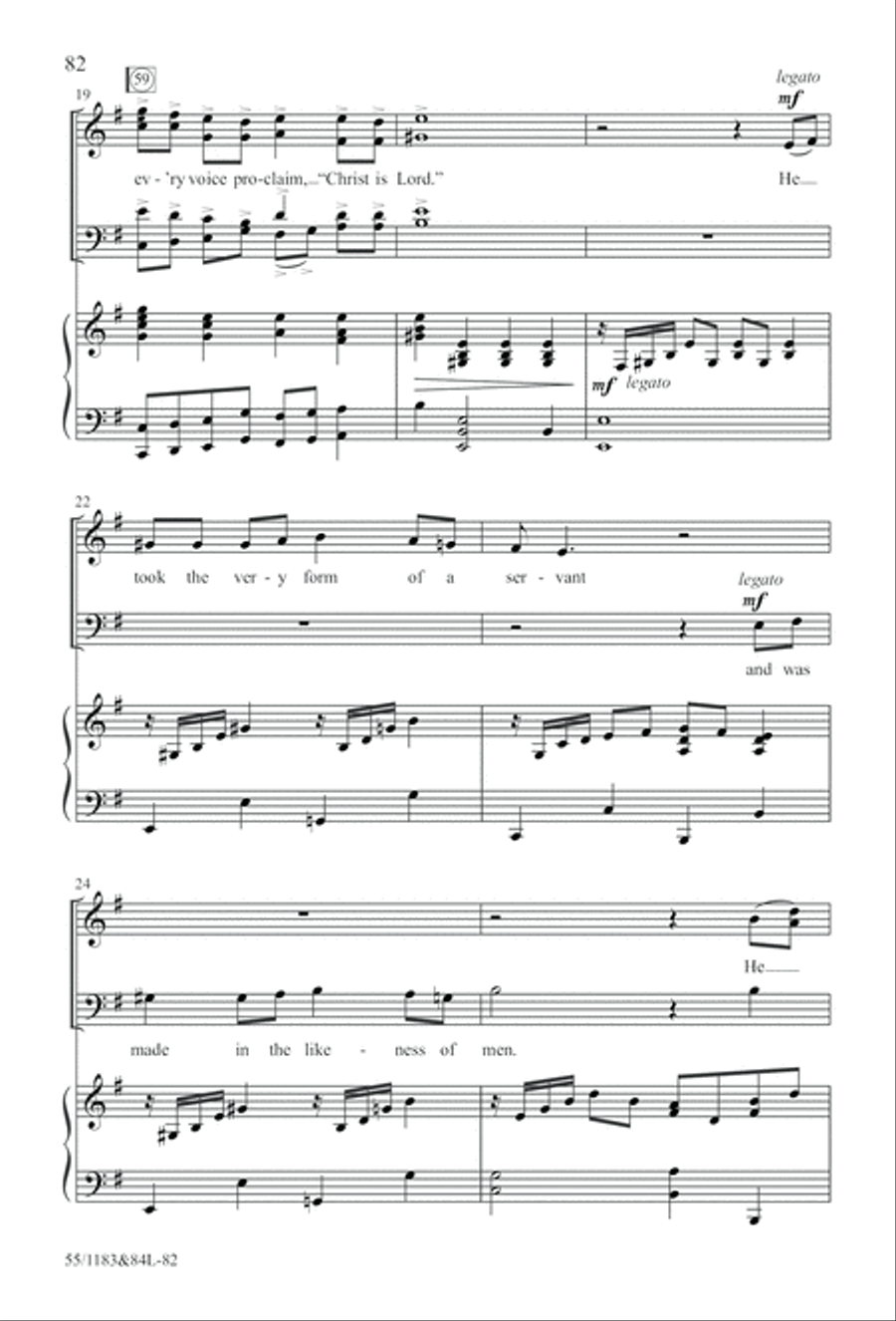 Come to the Cross and Remember (Digital Download) 4-Part scores gallery preview page 82