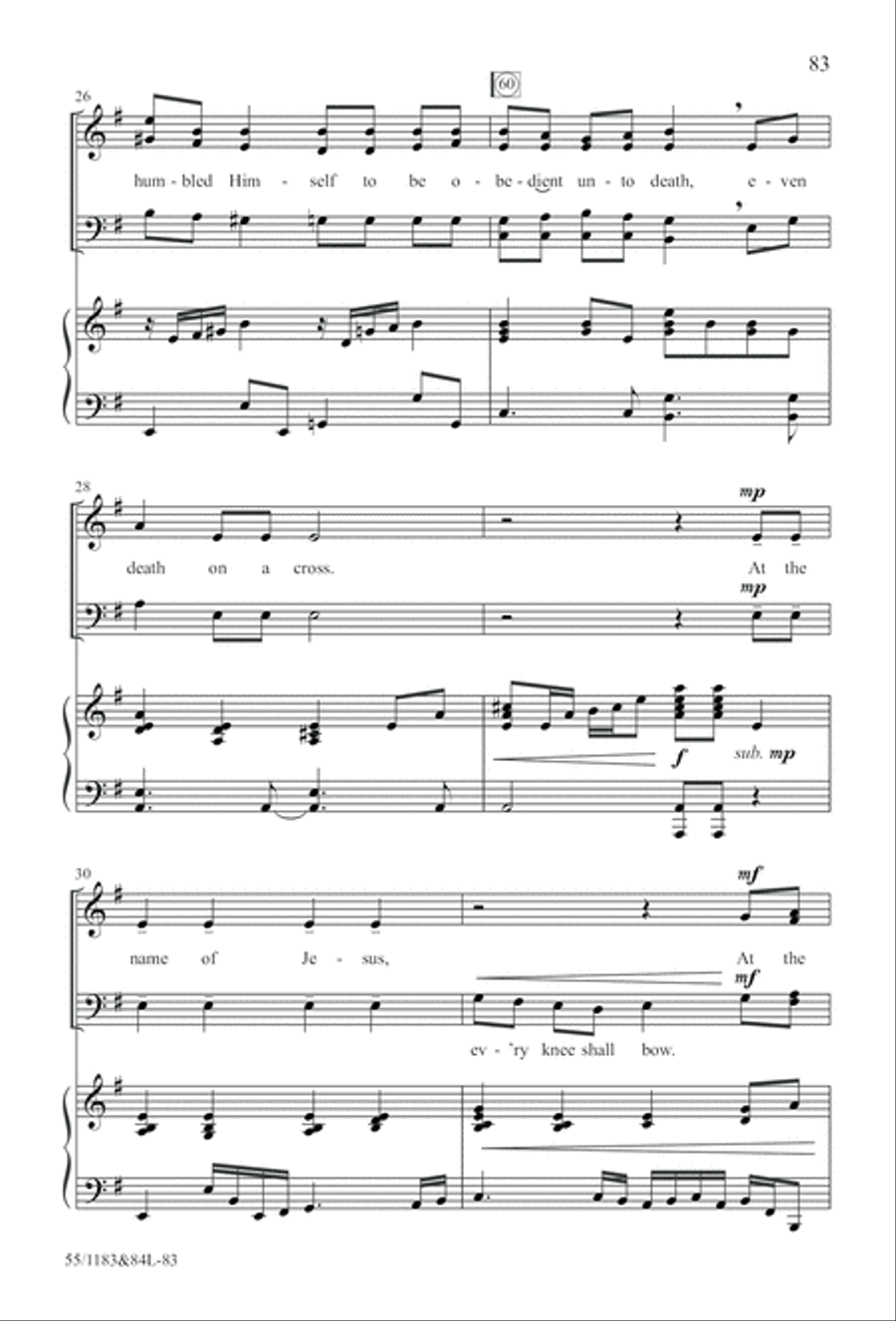 Come to the Cross and Remember (Digital Download) 4-Part scores gallery preview page 83