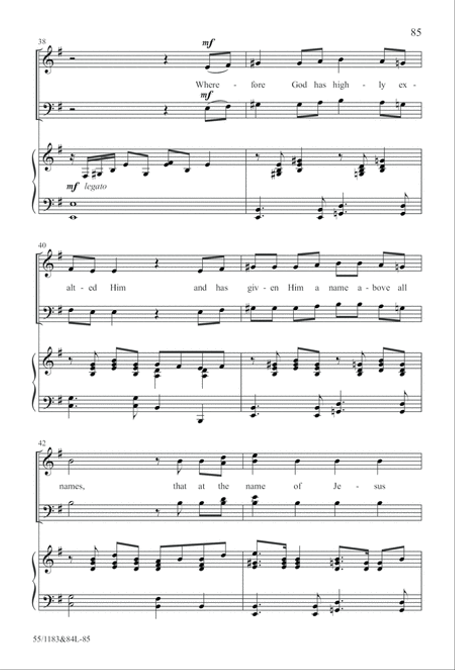 Come to the Cross and Remember (Digital Download) 4-Part scores gallery preview page 85