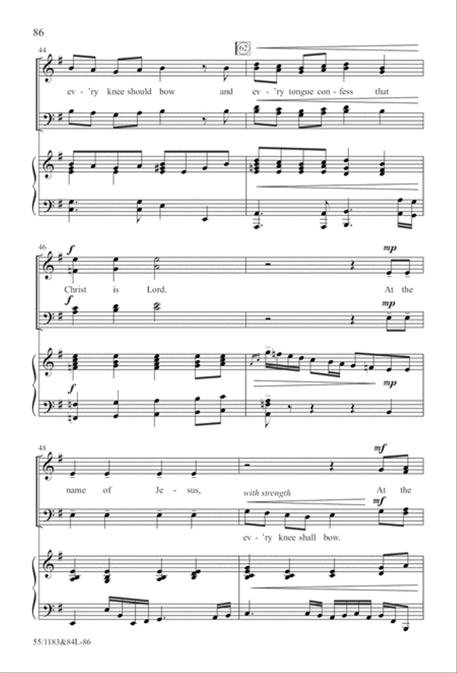 Come to the Cross and Remember (Digital Download) 4-Part scores gallery preview page 86