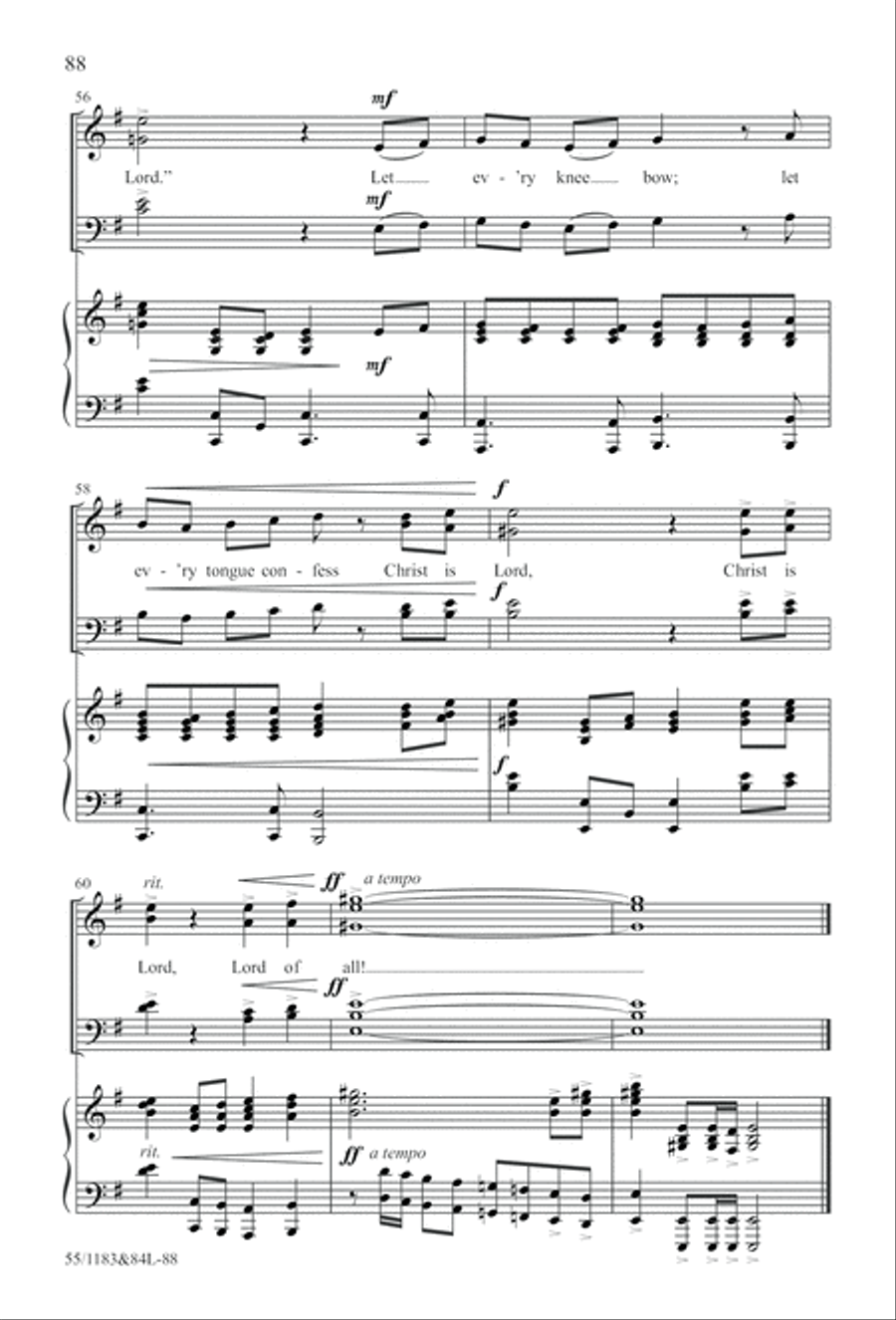 Come to the Cross and Remember (Digital Download) 4-Part scores gallery preview page 88
