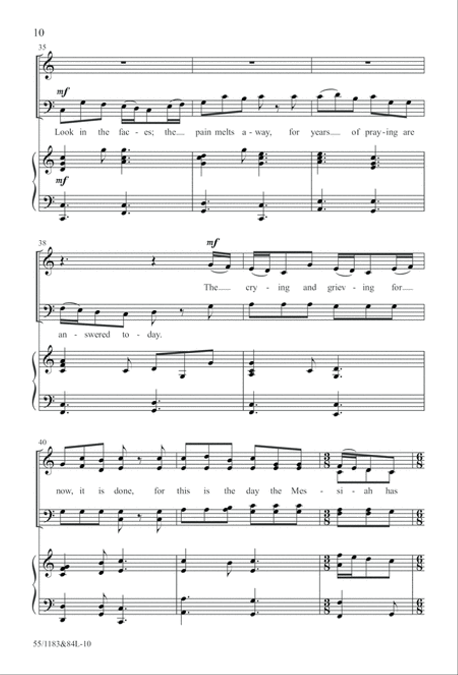 Come to the Cross and Remember (Digital Download) 4-Part scores gallery preview page 10