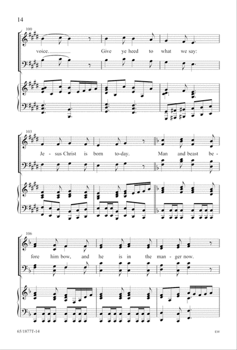 Season of Praise (Digital Download) 4-Part scores gallery preview page 14
