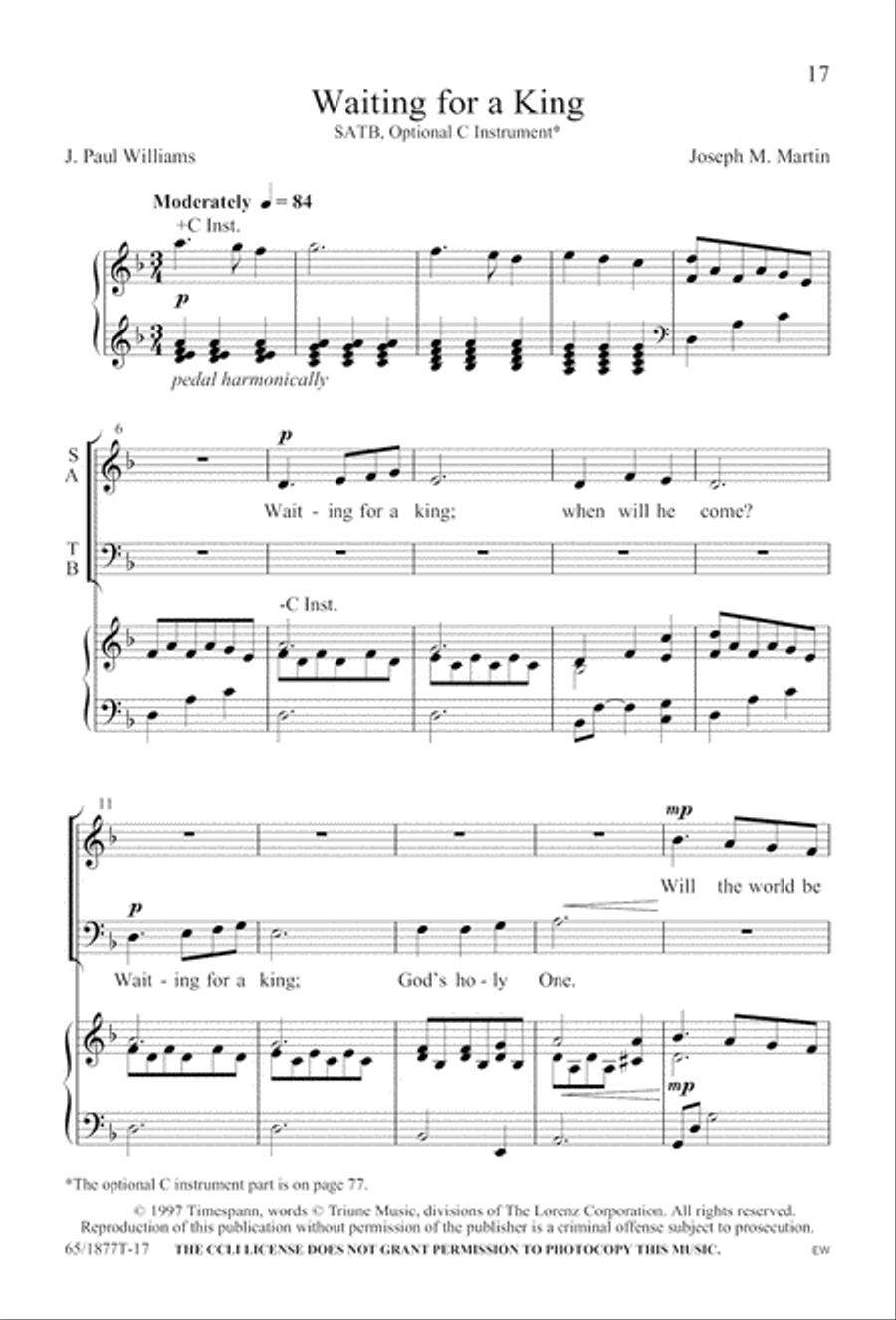 Season of Praise (Digital Download) 4-Part scores gallery preview page 17