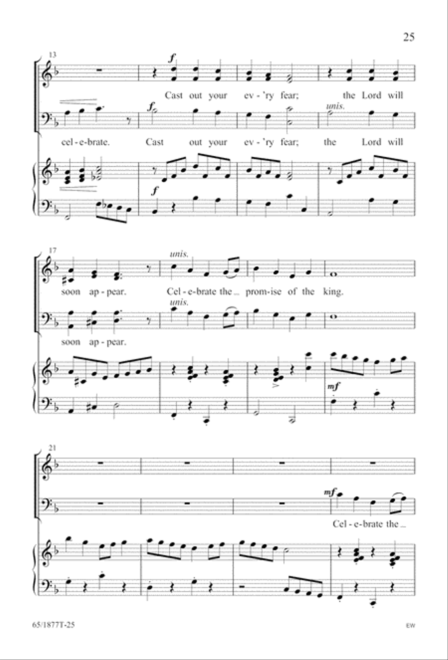 Season of Praise (Digital Download) 4-Part scores gallery preview page 25