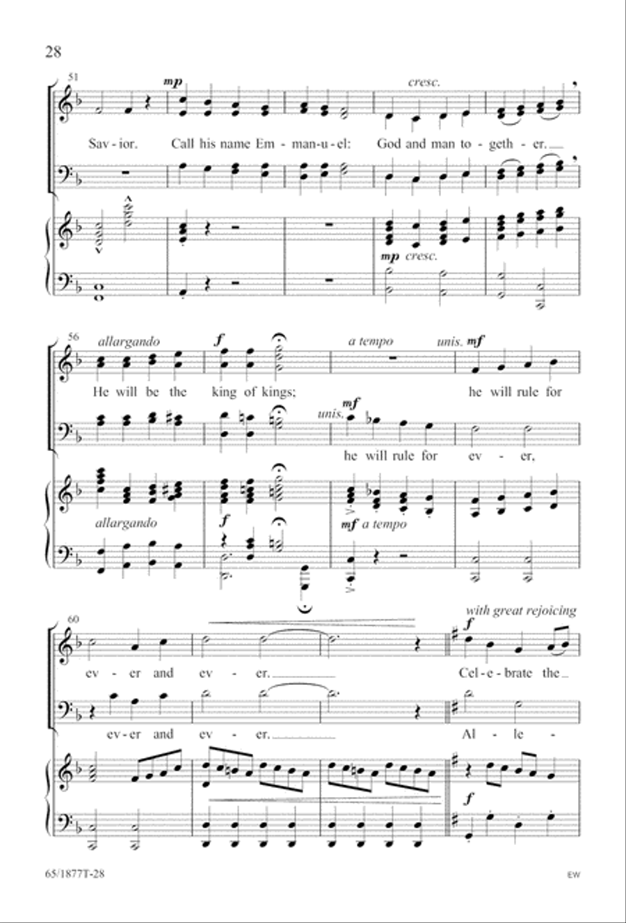 Season of Praise (Digital Download) 4-Part scores gallery preview page 28