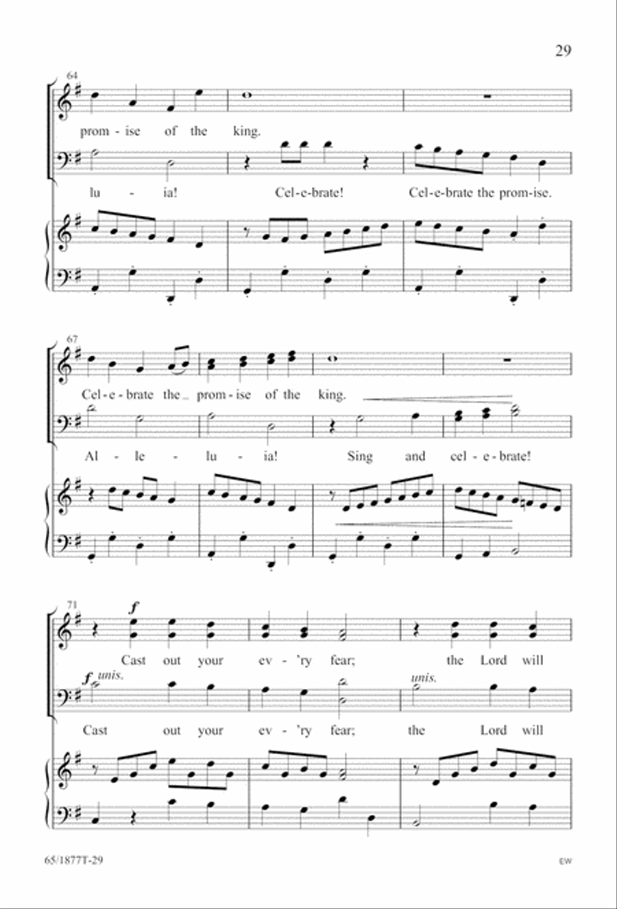 Season of Praise (Digital Download) 4-Part scores gallery preview page 29