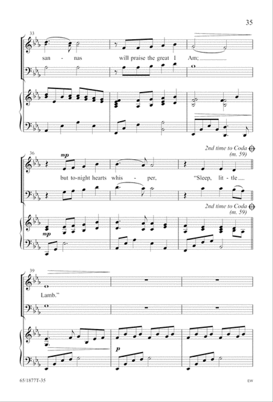 Season of Praise (Digital Download) 4-Part scores gallery preview page 35