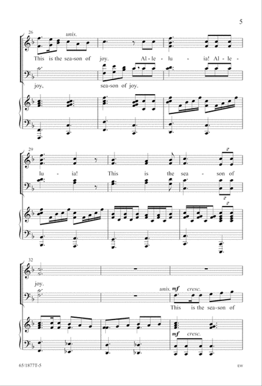 Season of Praise (Digital Download) 4-Part scores gallery preview page 5