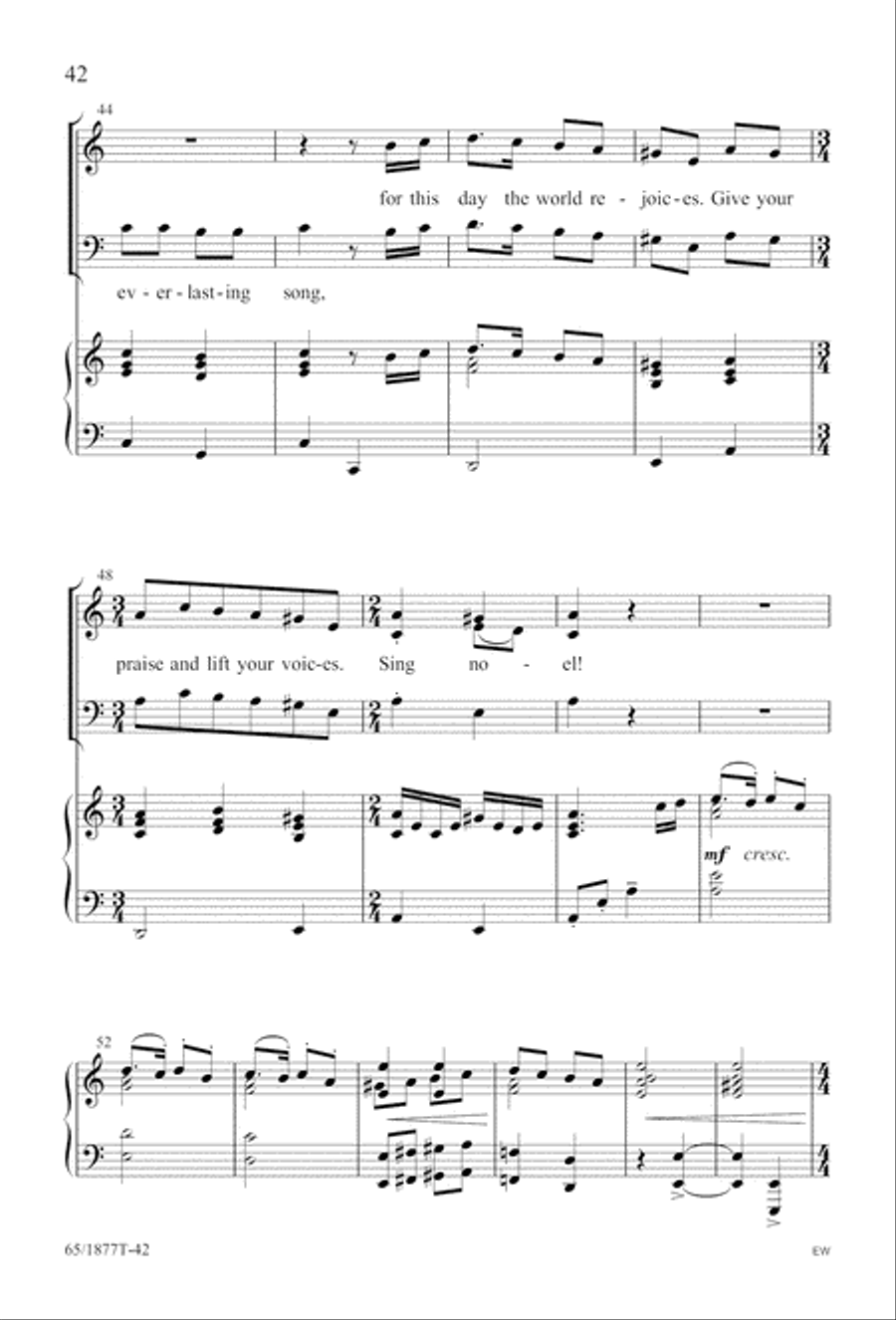 Season of Praise (Digital Download) 4-Part scores gallery preview page 42