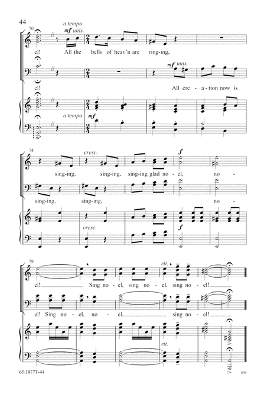 Season of Praise (Digital Download) 4-Part scores gallery preview page 44