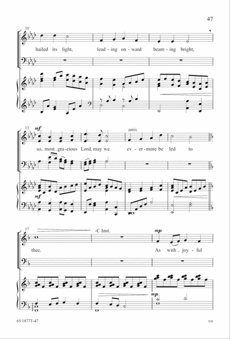 Season of Praise (Digital Download) 4-Part scores gallery preview page 47