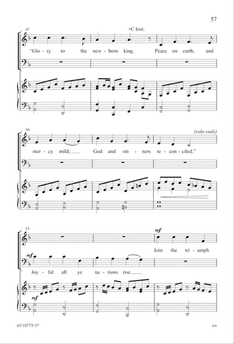 Season of Praise (Digital Download) 4-Part scores gallery preview page 57