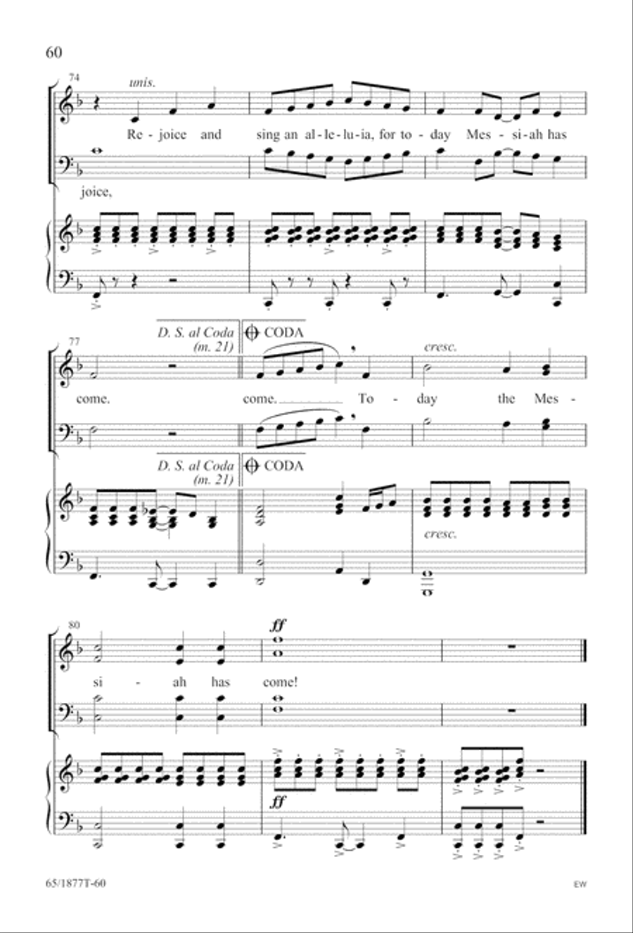 Season of Praise (Digital Download) 4-Part scores gallery preview page 60