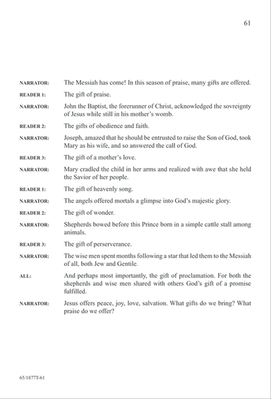 Season of Praise (Digital Download) 4-Part scores gallery preview page 61