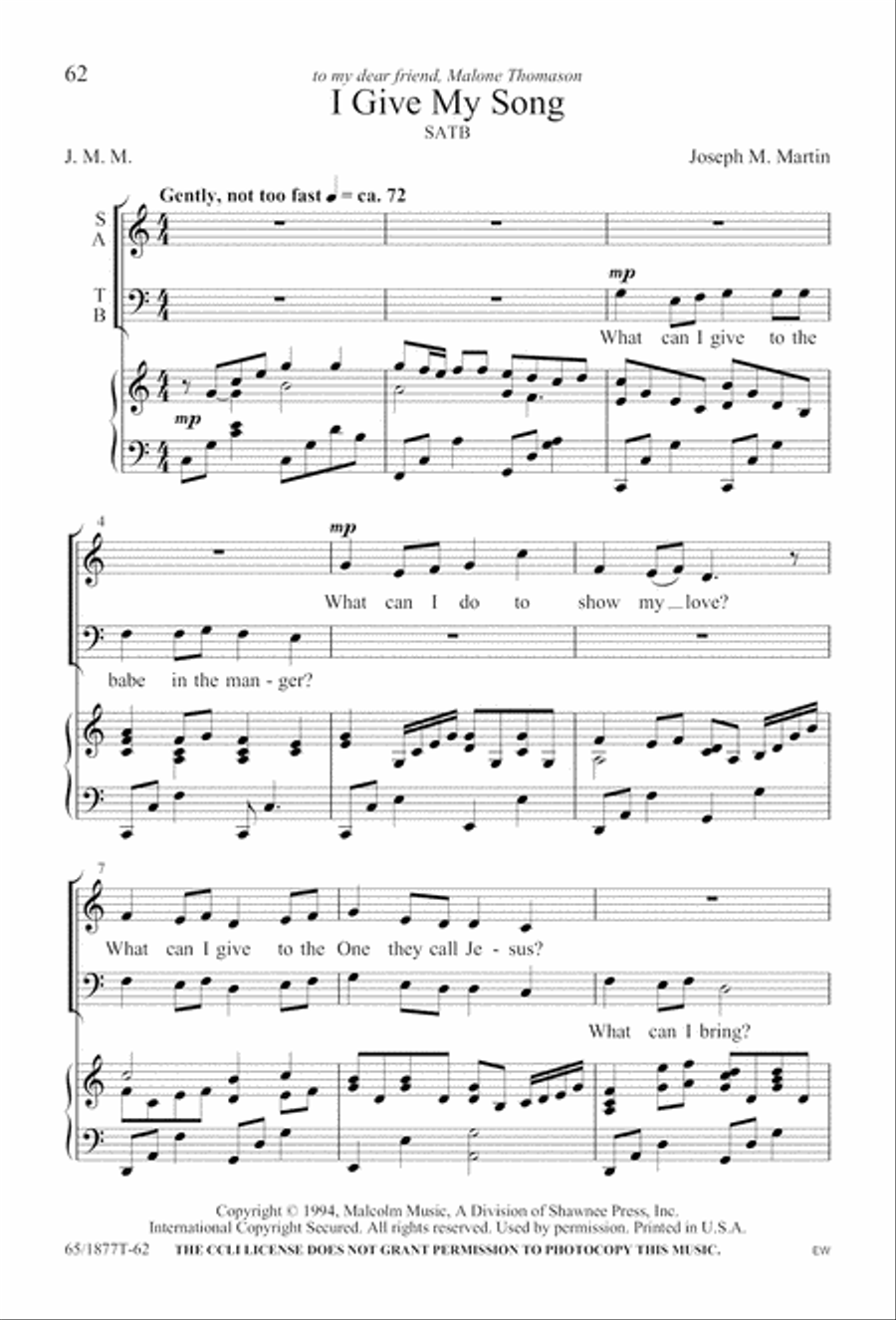 Season of Praise (Digital Download) 4-Part scores gallery preview page 62