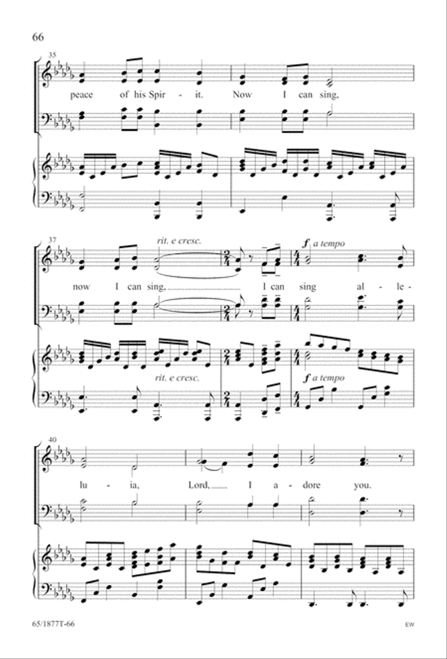 Season of Praise (Digital Download) 4-Part scores gallery preview page 66