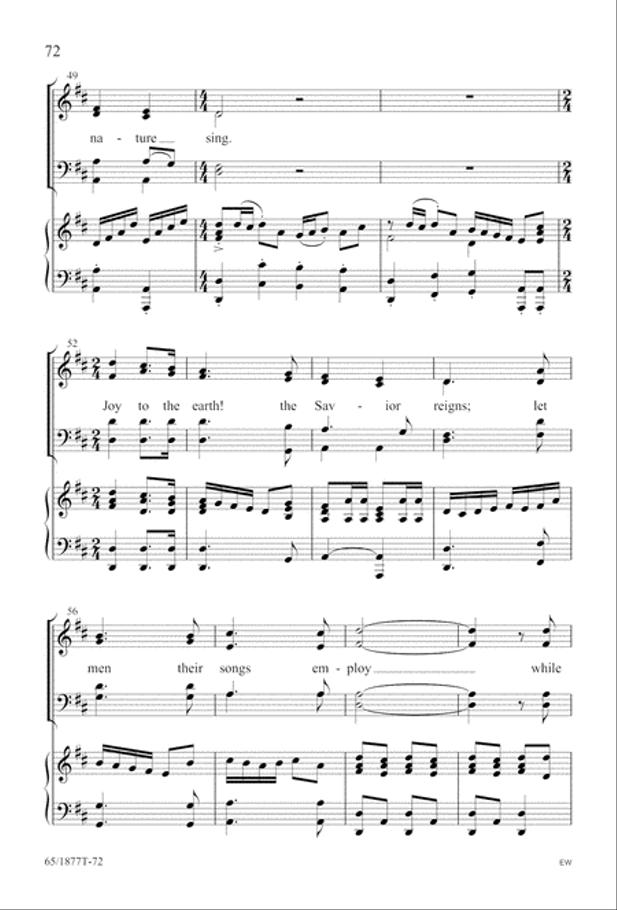 Season of Praise (Digital Download) 4-Part scores gallery preview page 72
