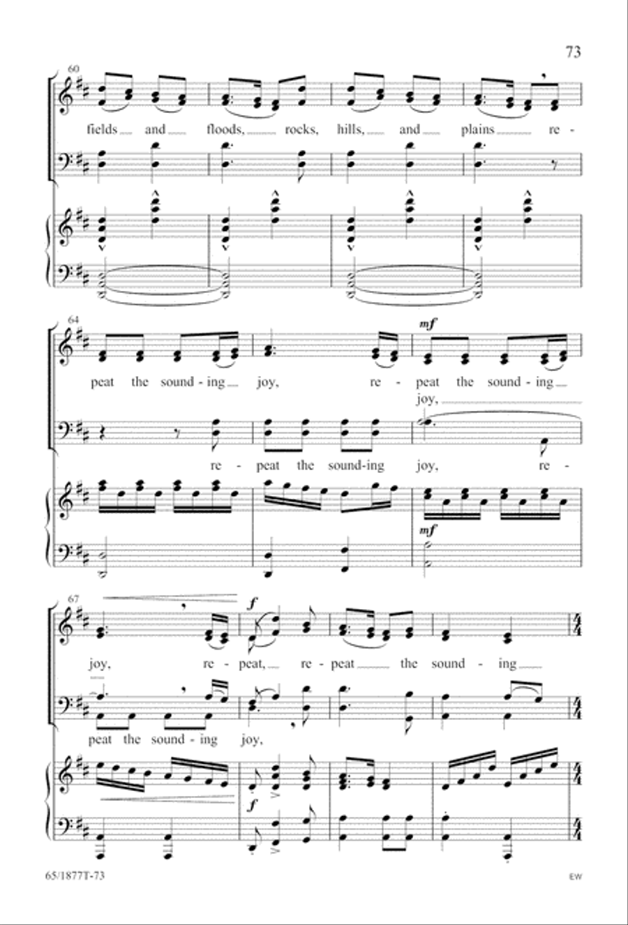 Season of Praise (Digital Download) 4-Part scores gallery preview page 73