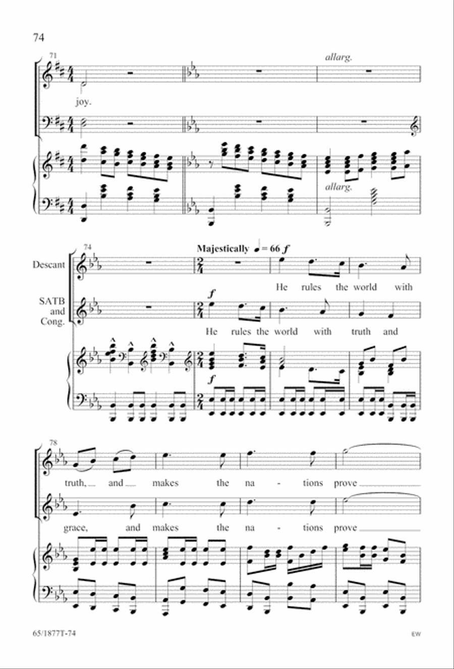 Season of Praise (Digital Download) 4-Part scores gallery preview page 74