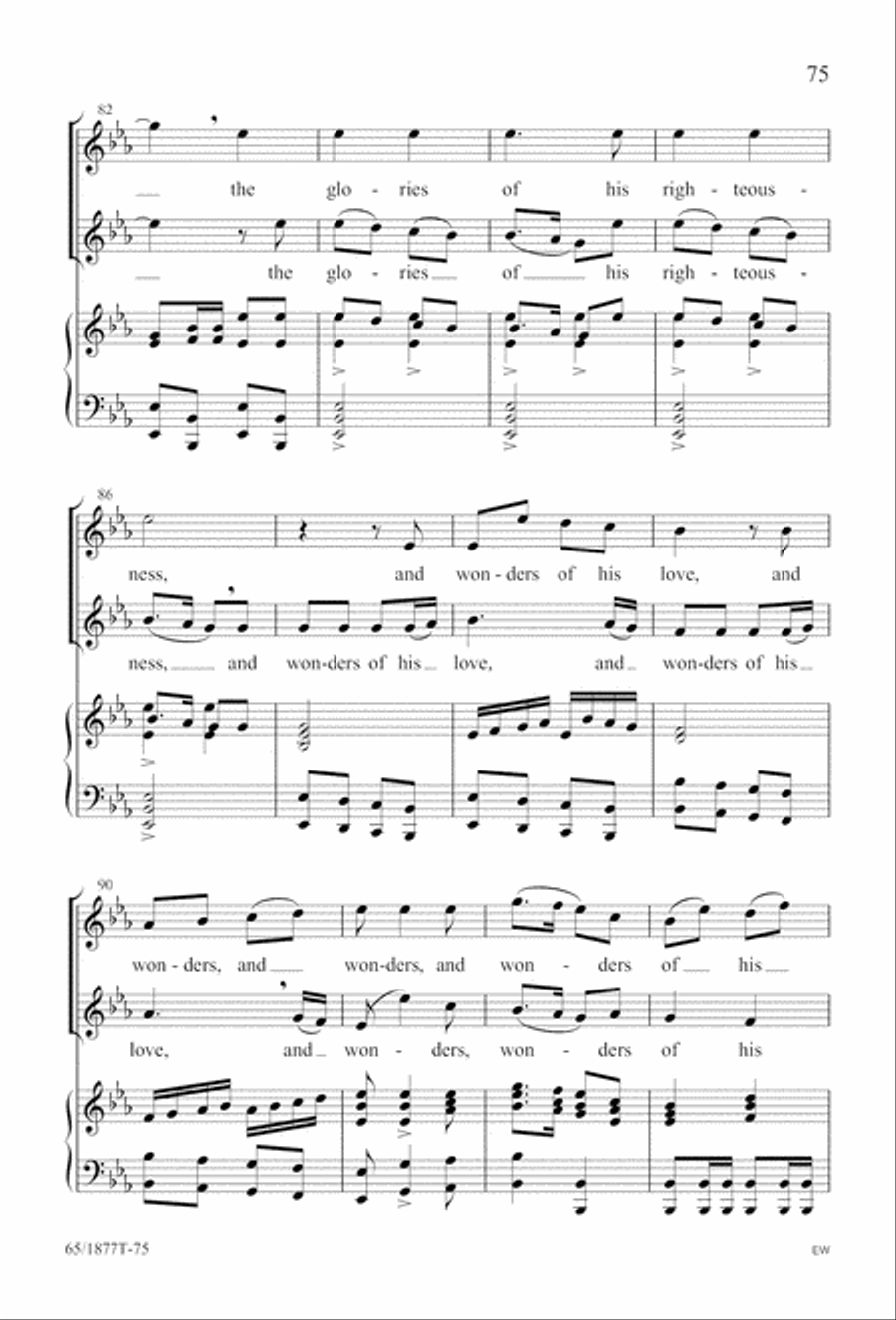 Season of Praise (Digital Download) 4-Part scores gallery preview page 75