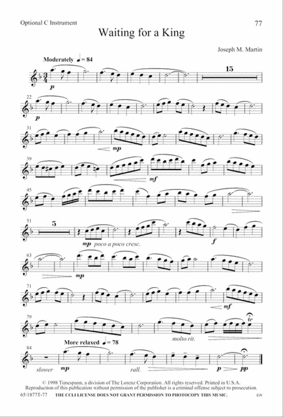 Season of Praise (Digital Download) 4-Part scores gallery preview page 77